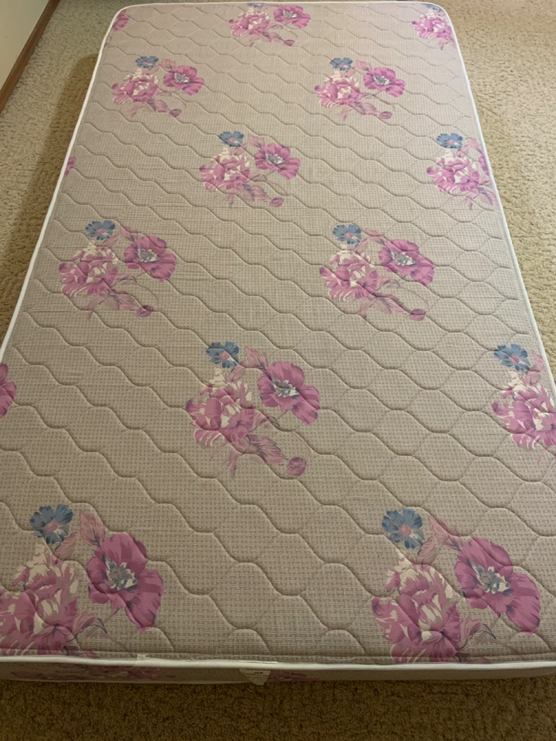 Floral Print Mattress (2) with frame - photo 2