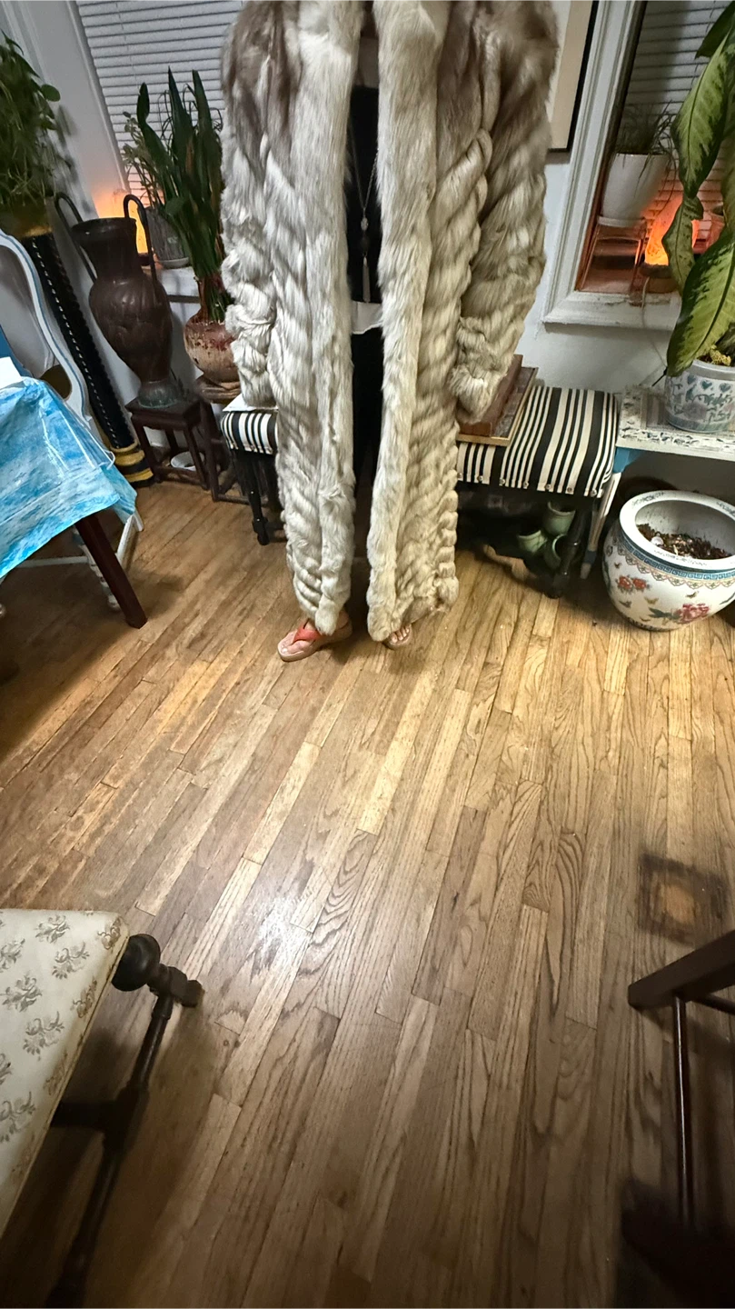 Vintage Full Length Fur Coat - photo 2