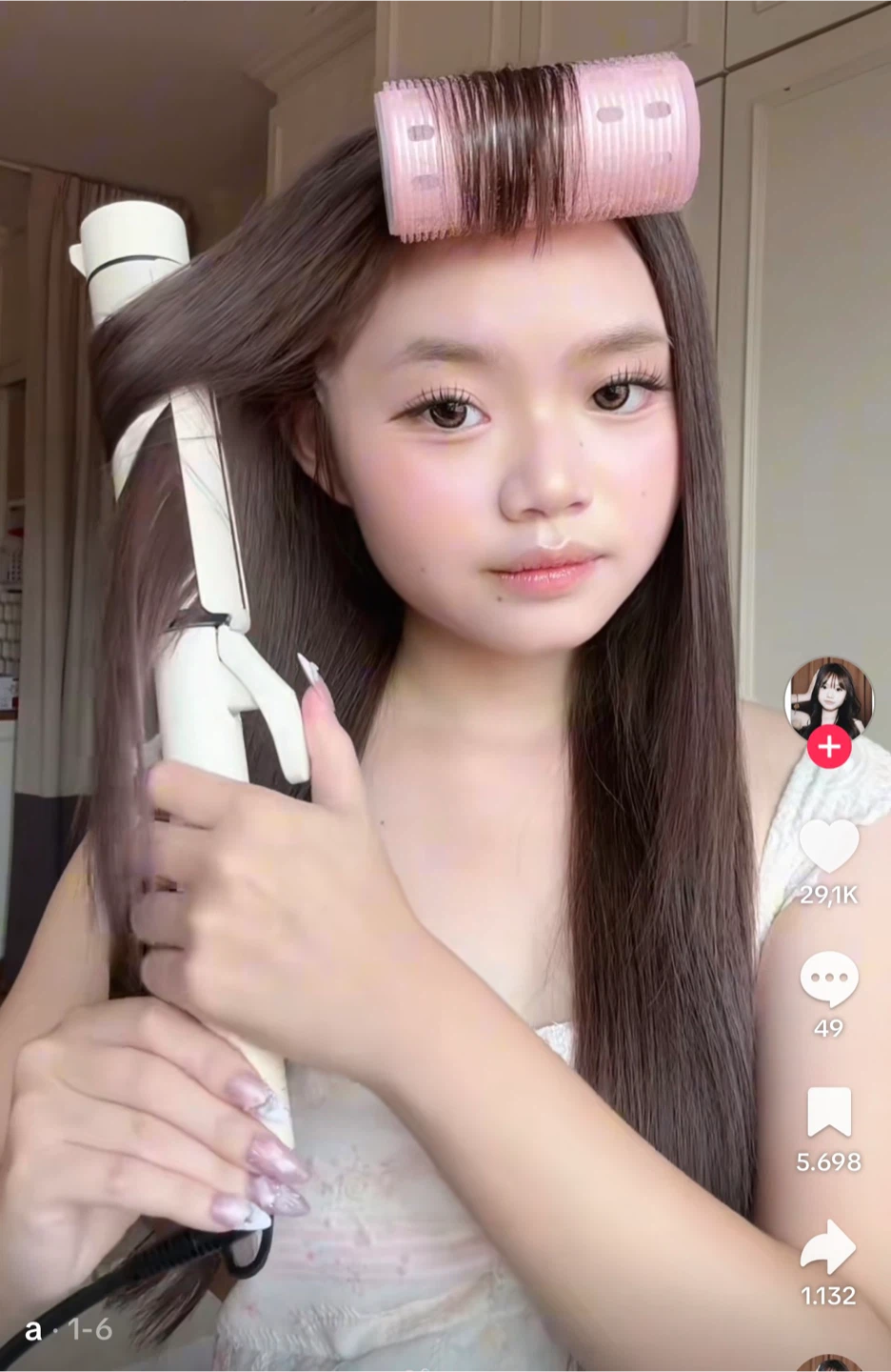Amabella 40mm hair curler in Beige - photo 4