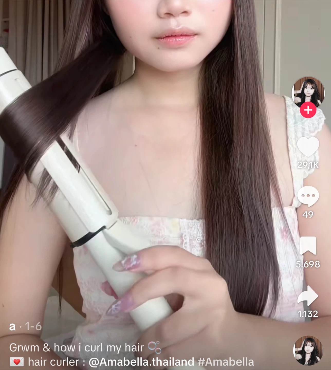 Amabella 40mm hair curler in Beige - photo 5