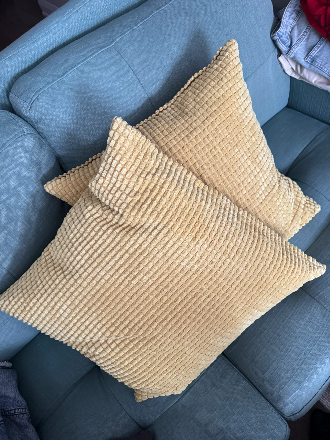 Two Textured Throw Pillows - photo 2