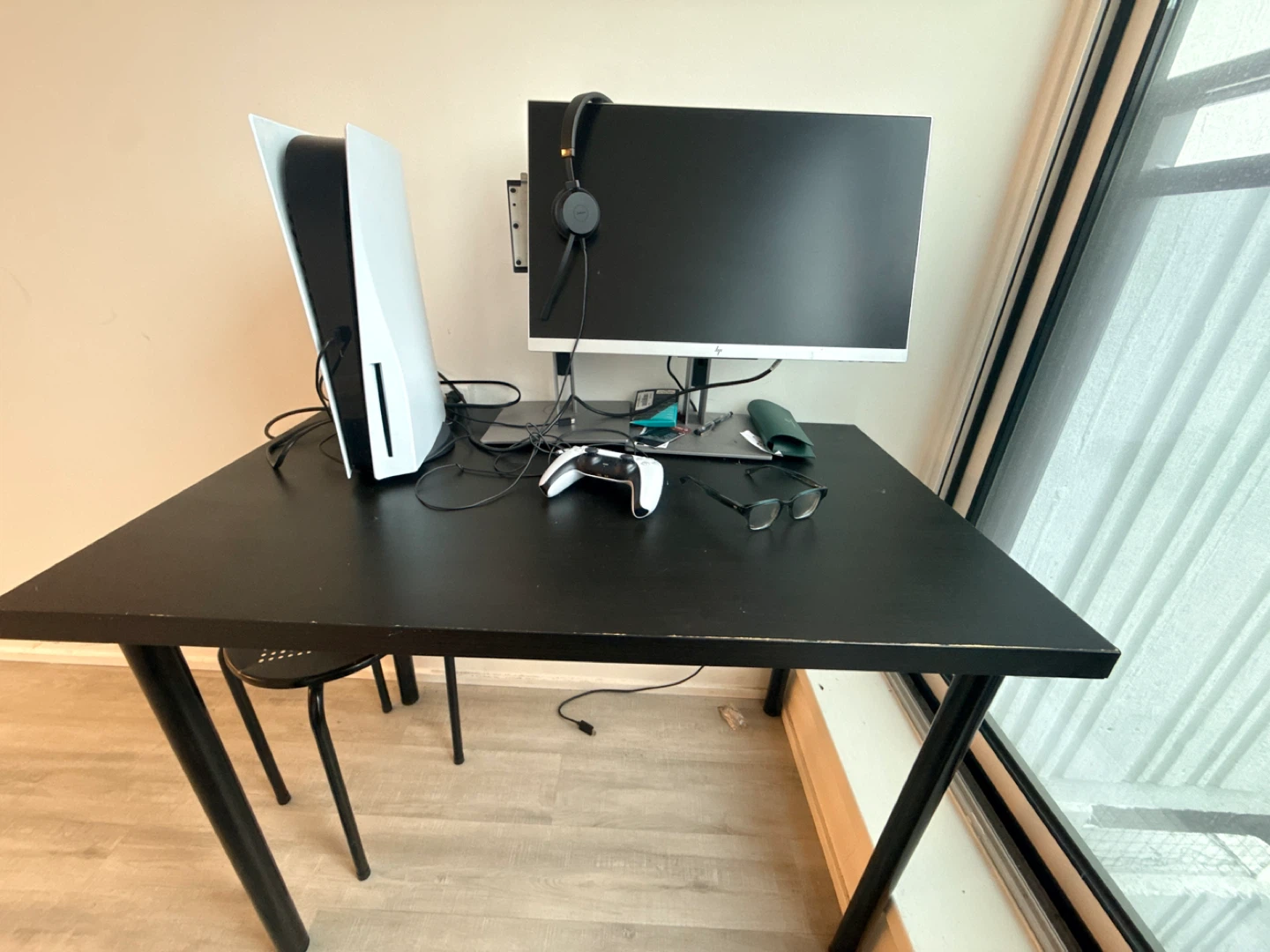 IKEA LINNMON / ADILS Desk - Black-brown, 100x60 cm
