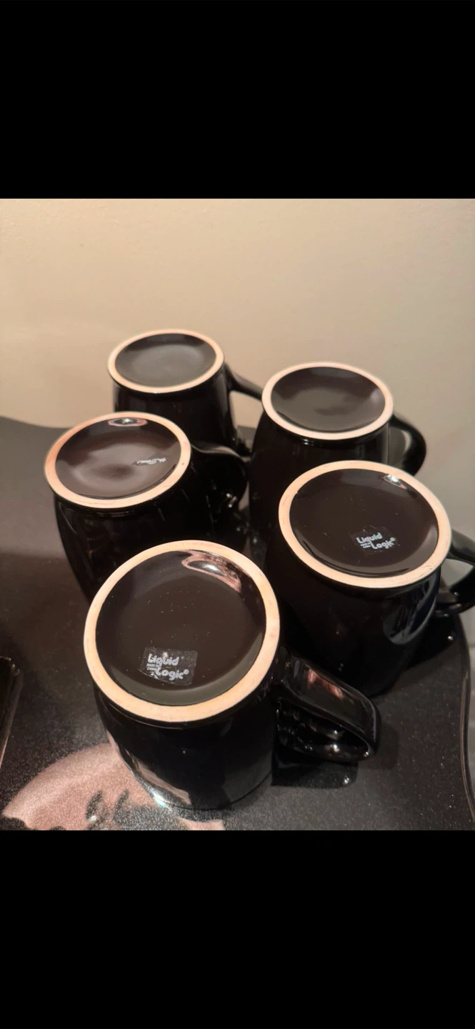 Liquid Logic Black Mugs - Set of 5 - photo 4