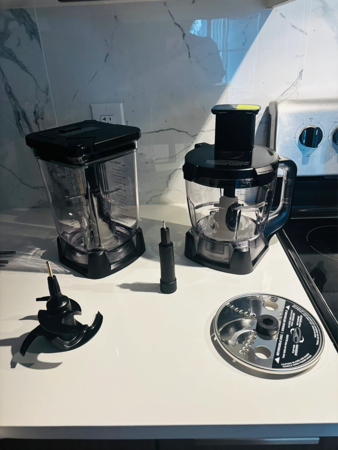 Ninja Food Processor & Blender Set. Base not included