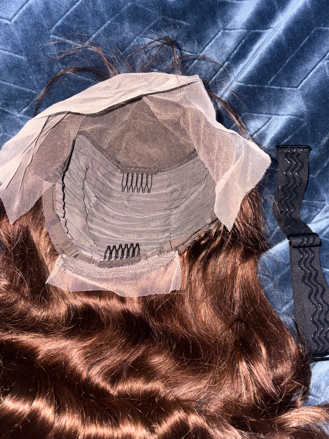 Human Hair Lace Front Wig - Auburn Brown 24” inches - photo 4