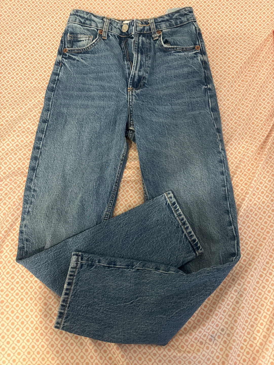 Zara Women's Blue Denim Jeans Size 8