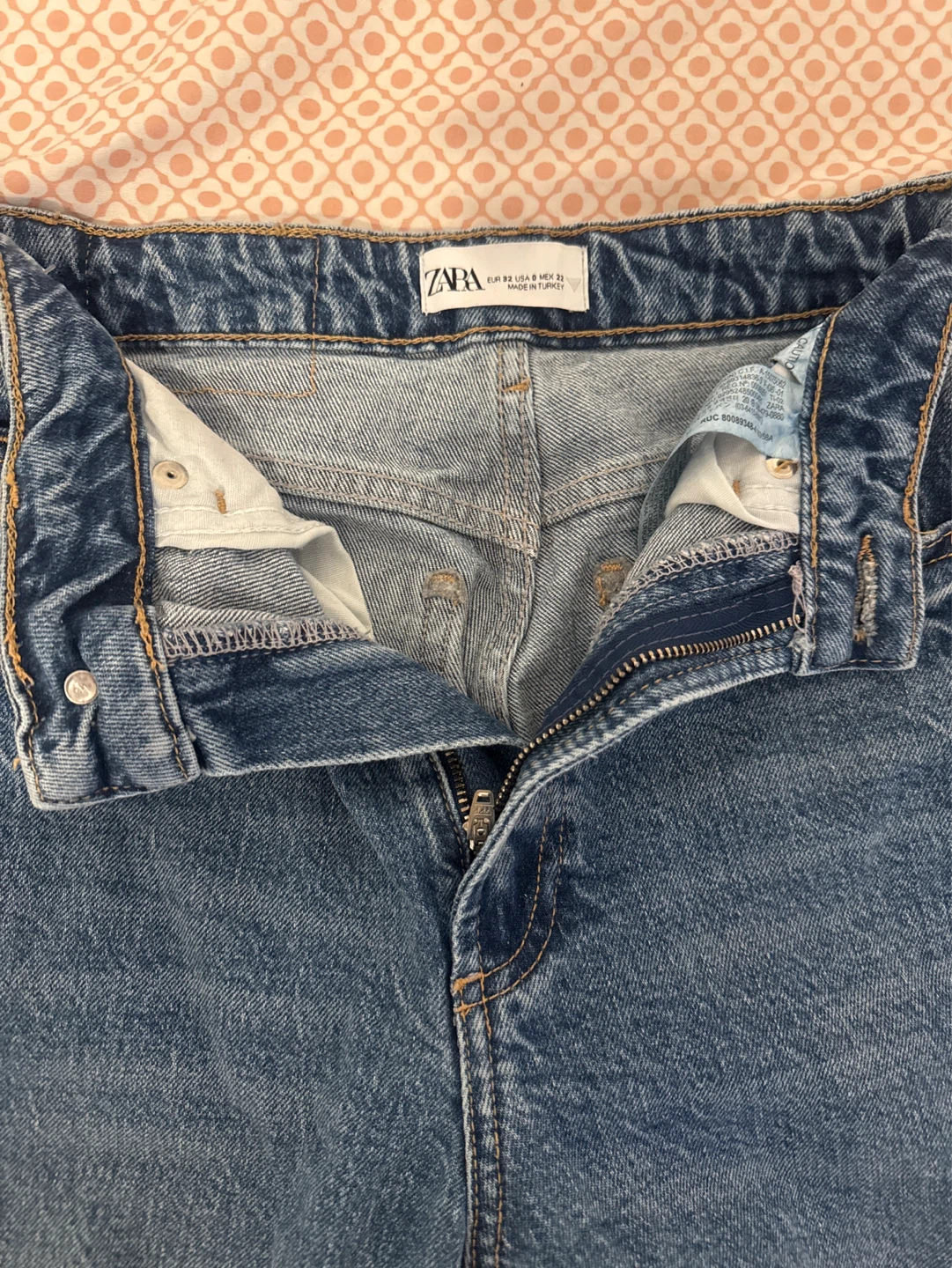 Zara Women's Blue Denim Jeans Size 8 - photo 2