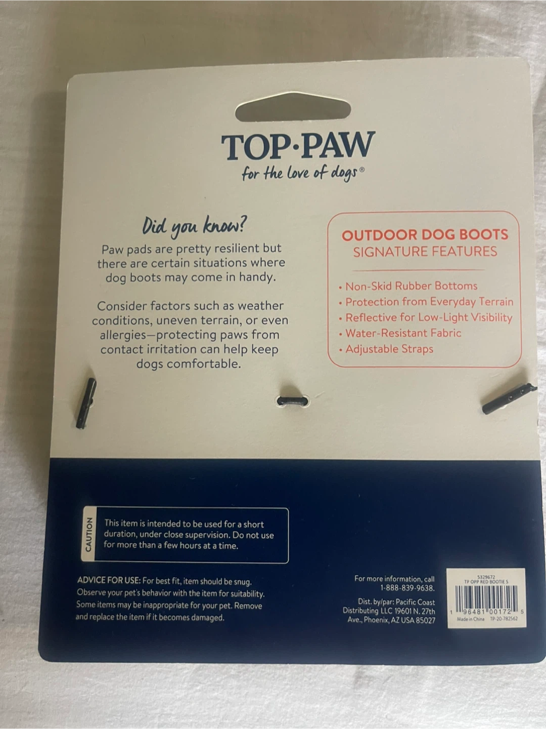 Top Paw Outdoor Dog Boots - Small - photo 2