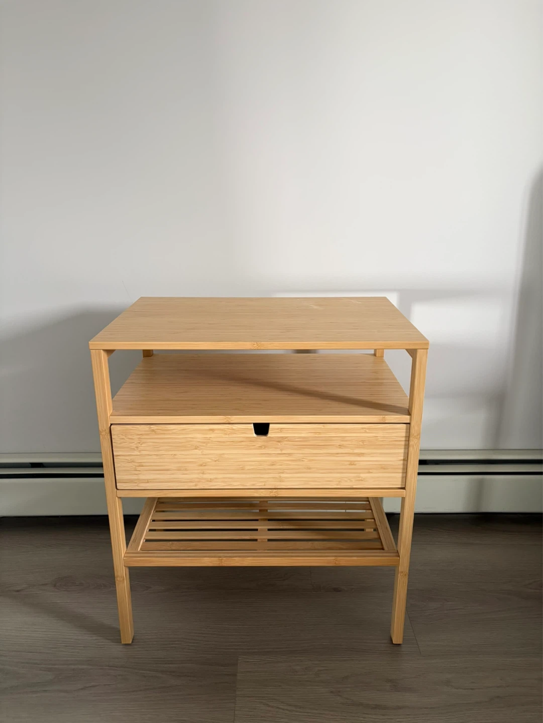 IKEA Bamboo Nightstand - photo 2