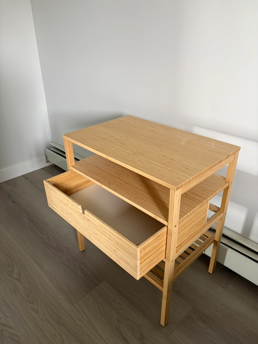IKEA Bamboo Nightstand - photo 3