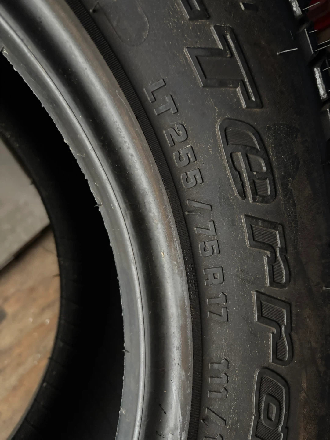 BFGoodrich All-Terrain T/A KO2 LT255/75R17 Tire - photo 2