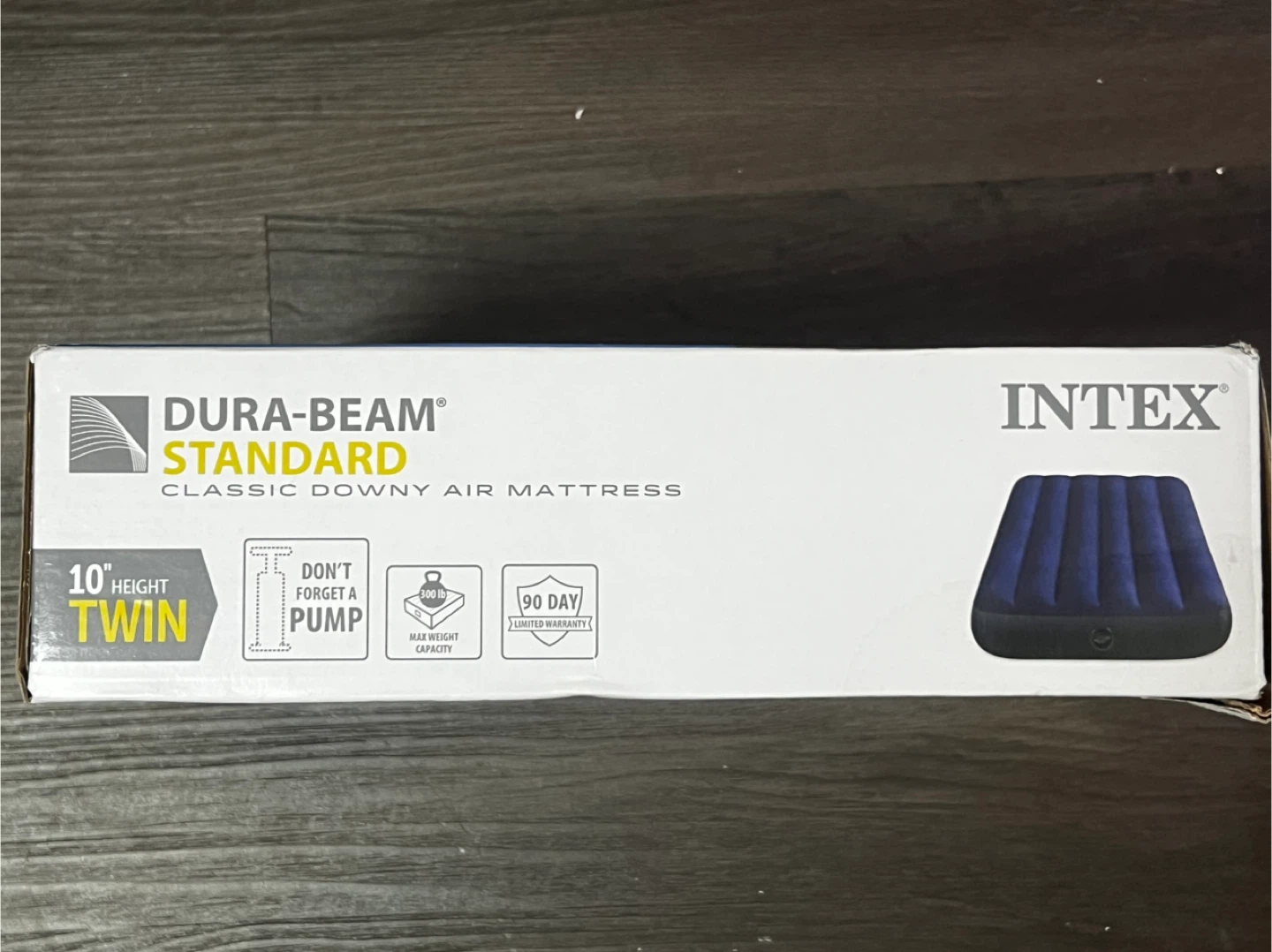 Intex Dura-Beam Standard 10" Height Twin Air Mattress - photo 3
