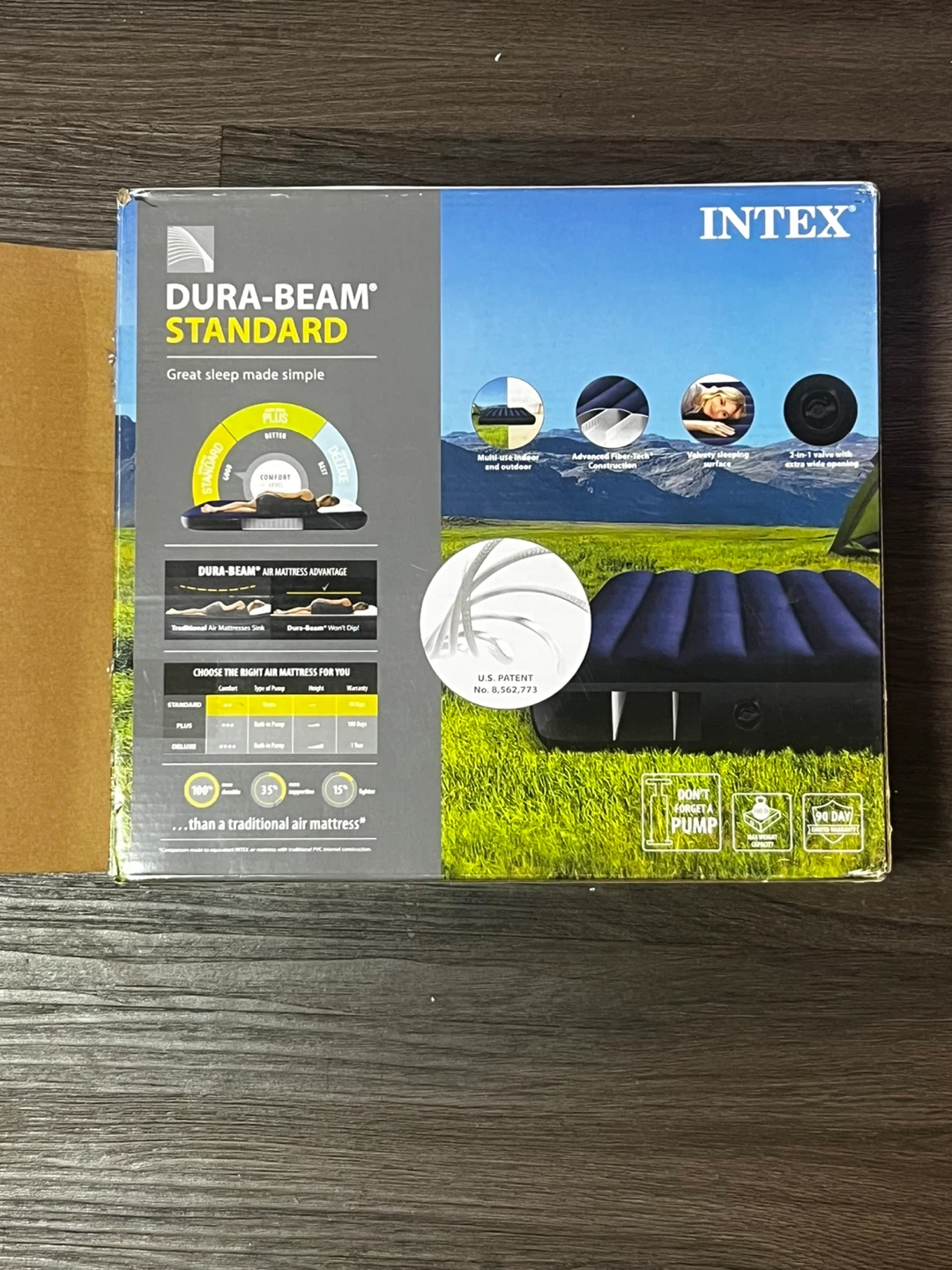 Intex Dura-Beam Standard 10" Height Twin Air Mattress - photo 2