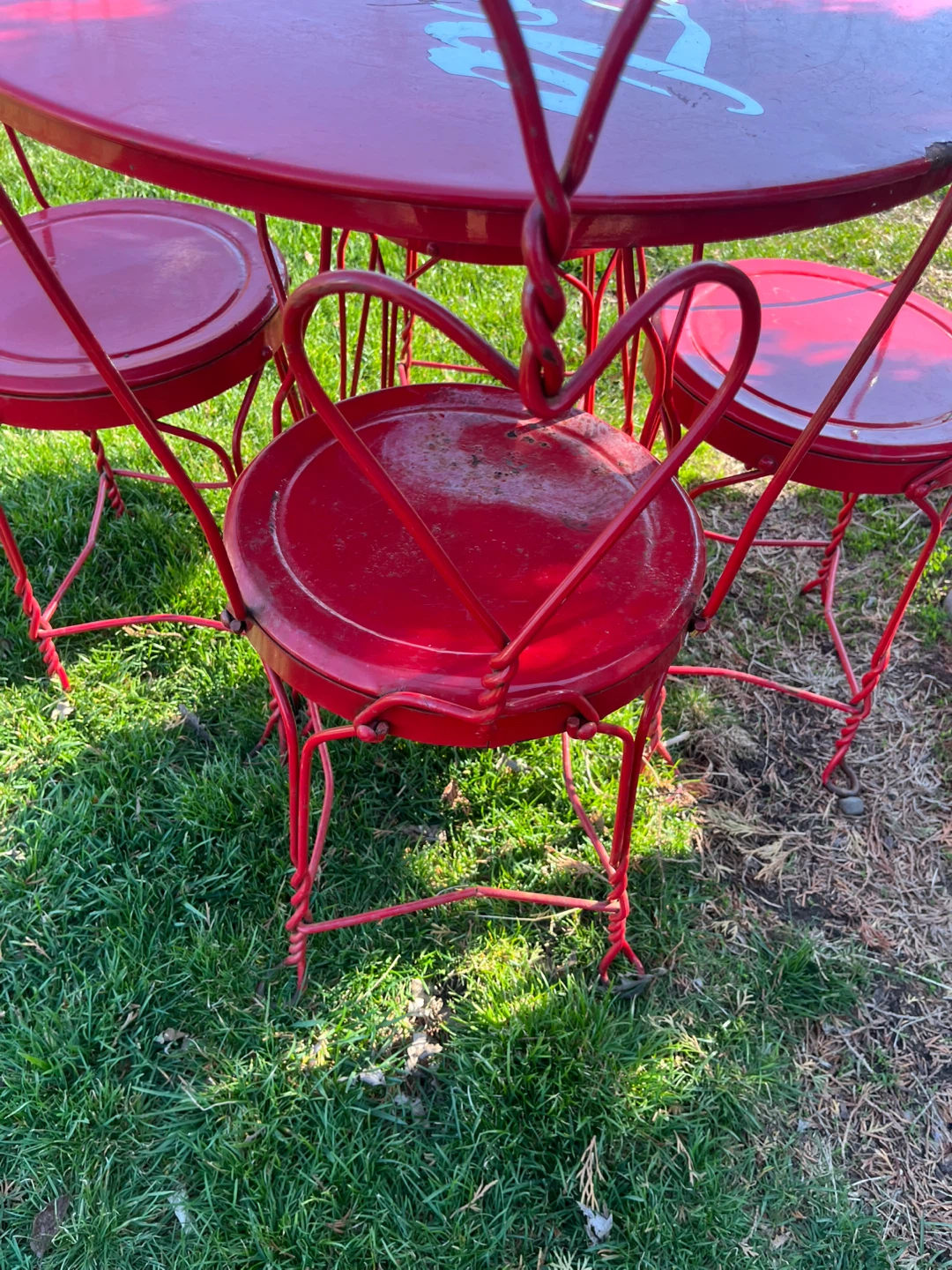Coca-Cola Bistro Set with 4 Chairs - photo 5