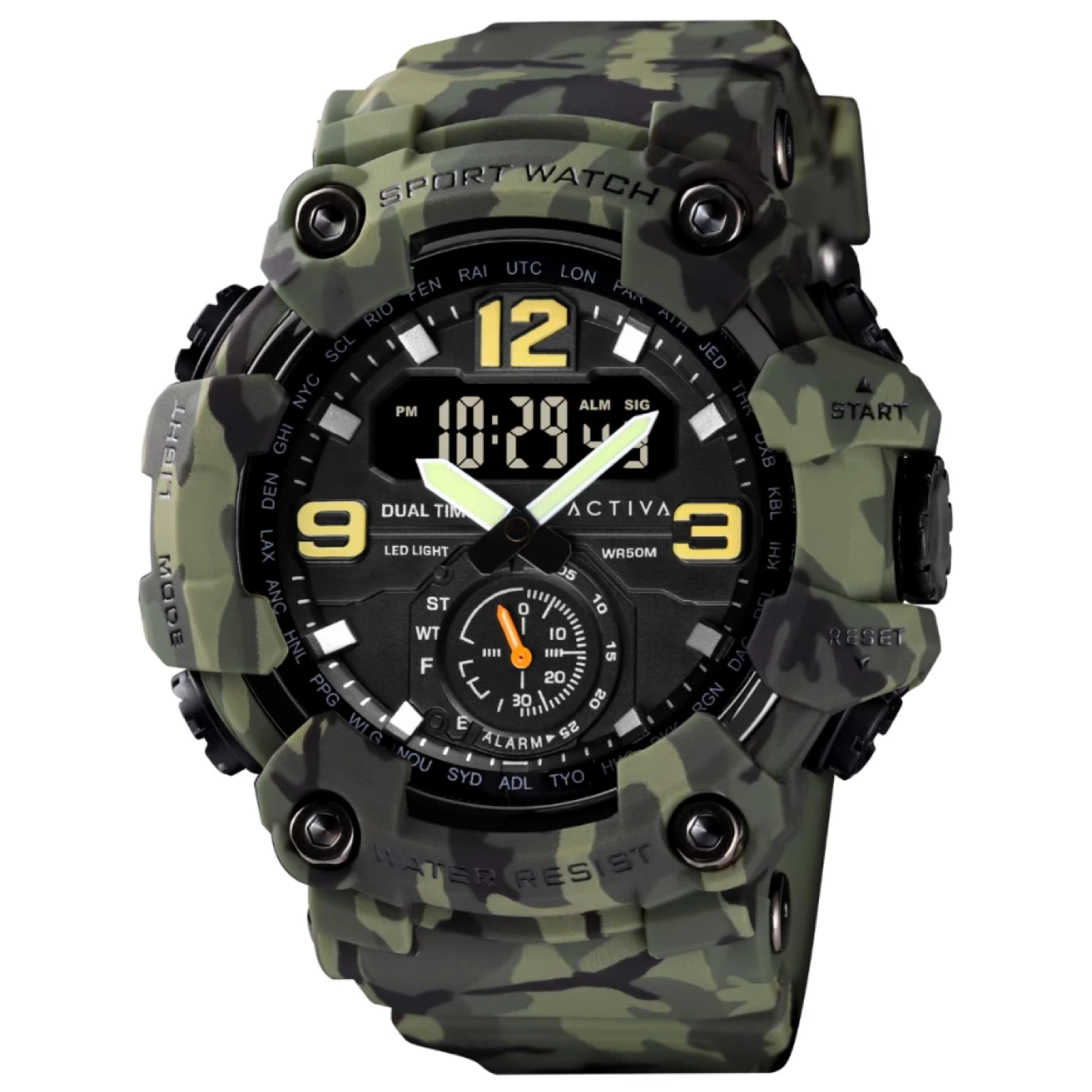 Activa X Invicta BlackOps Digital Men's Watch - 56mm