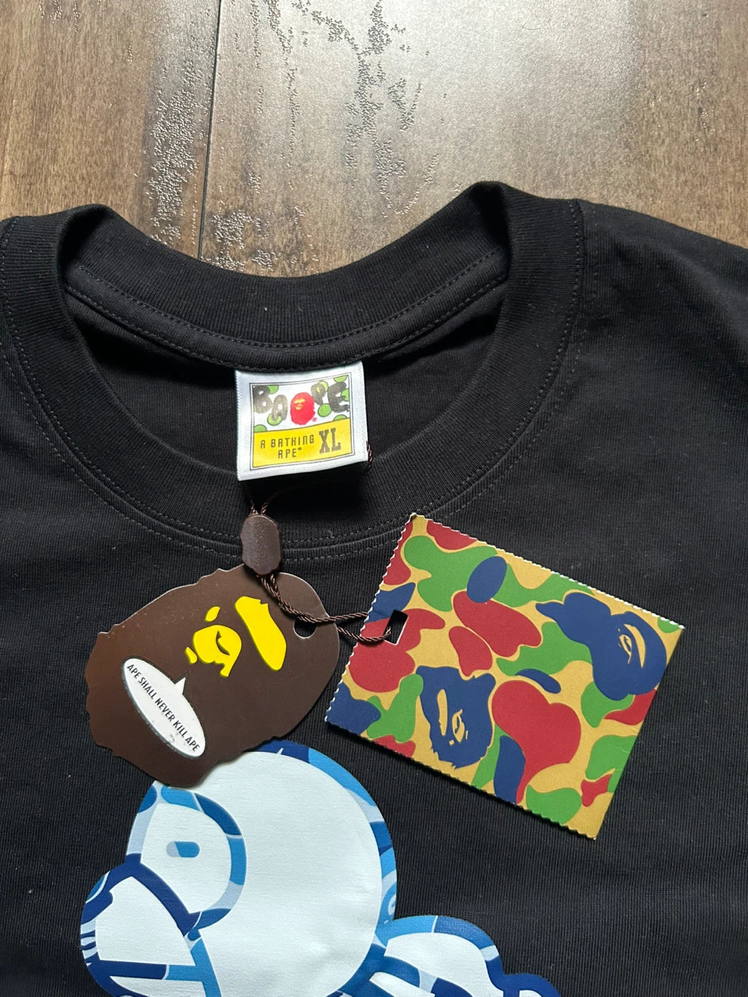 A Bathing Ape BAPE Camo Ape Head T-Shirt XL Black - photo 3