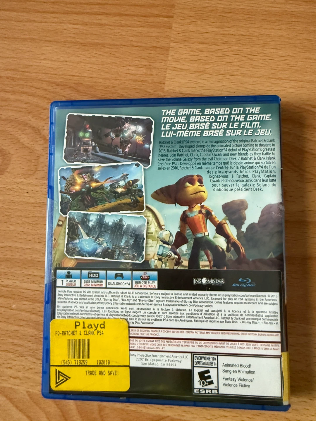 PlayStation 4 Ratchet & Clank Game - photo 2