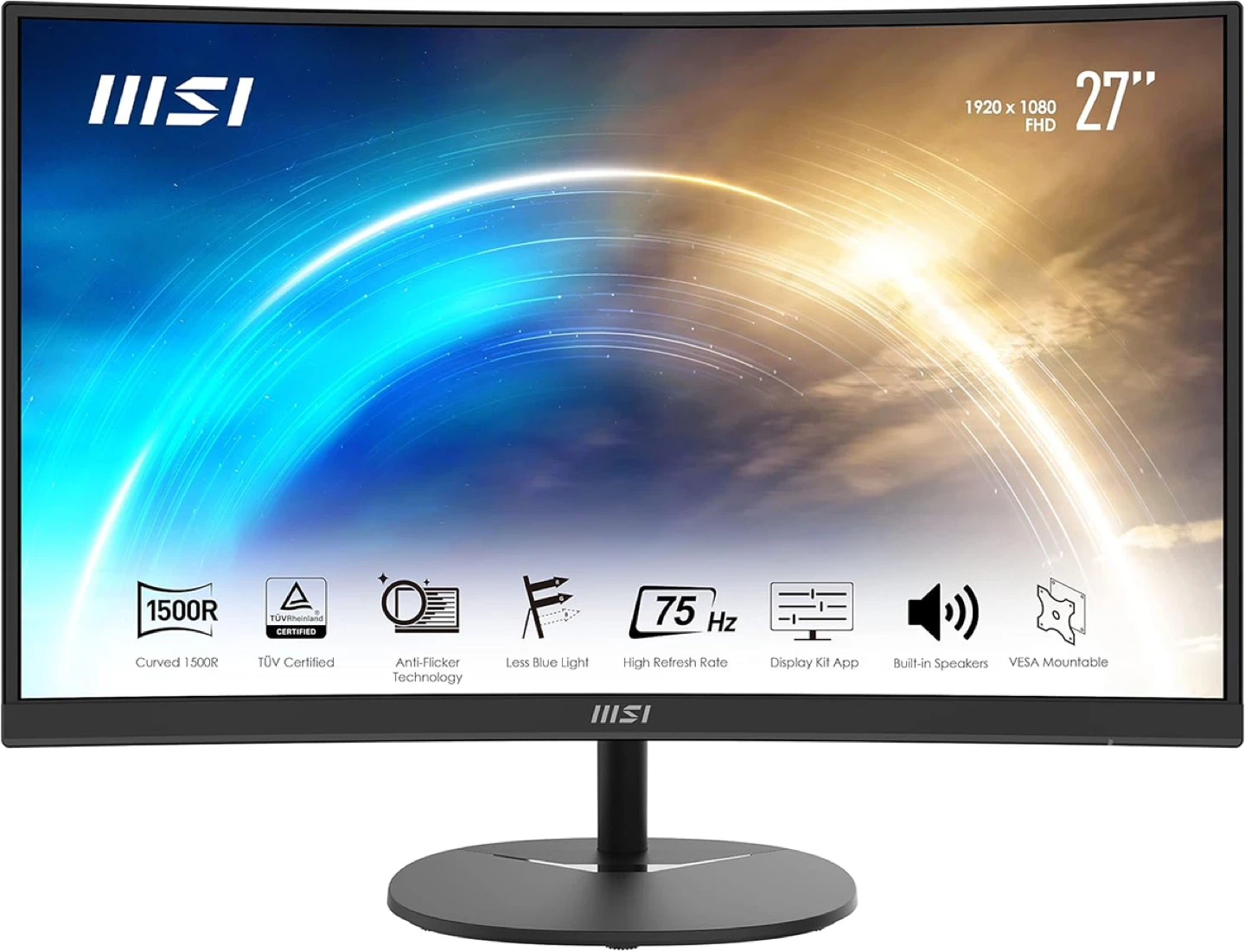 MSI PRO MP271C 27" FHD 75Hz Curved Monitor - photo 4