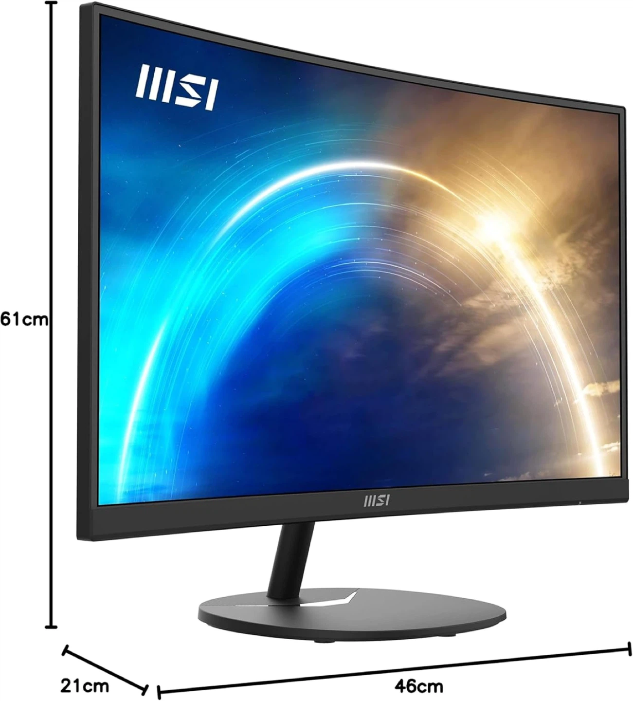 MSI PRO MP271C 27" FHD 75Hz Curved Monitor - photo 3