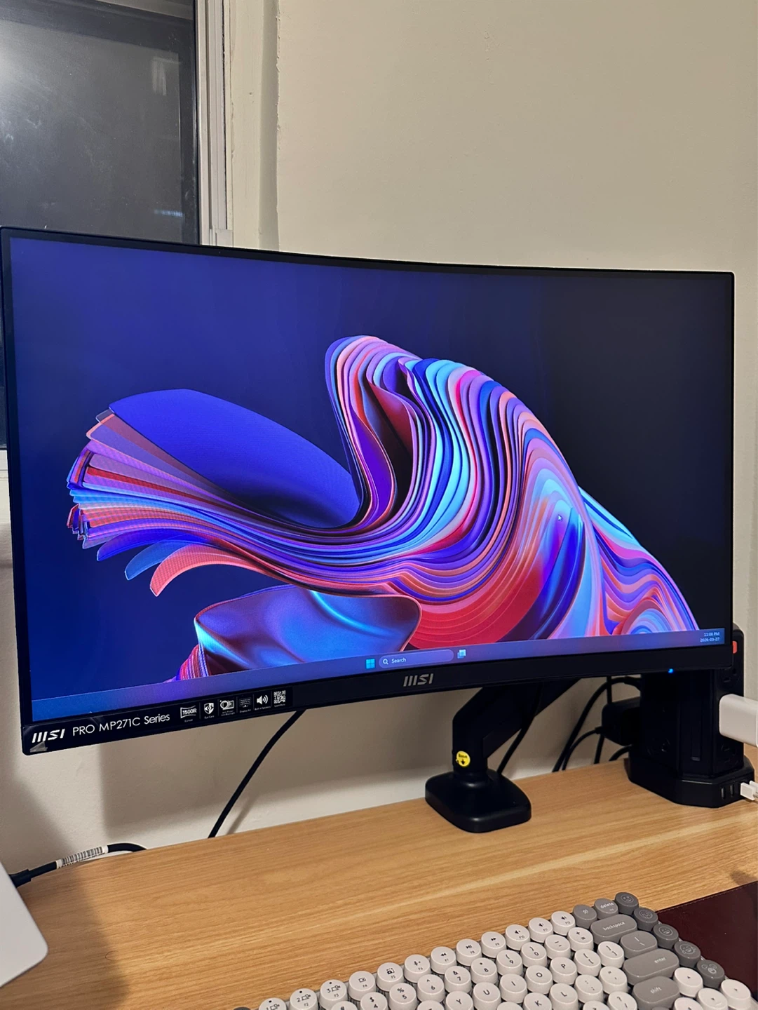 MSI PRO MP271C 27" FHD 75Hz Curved Monitor