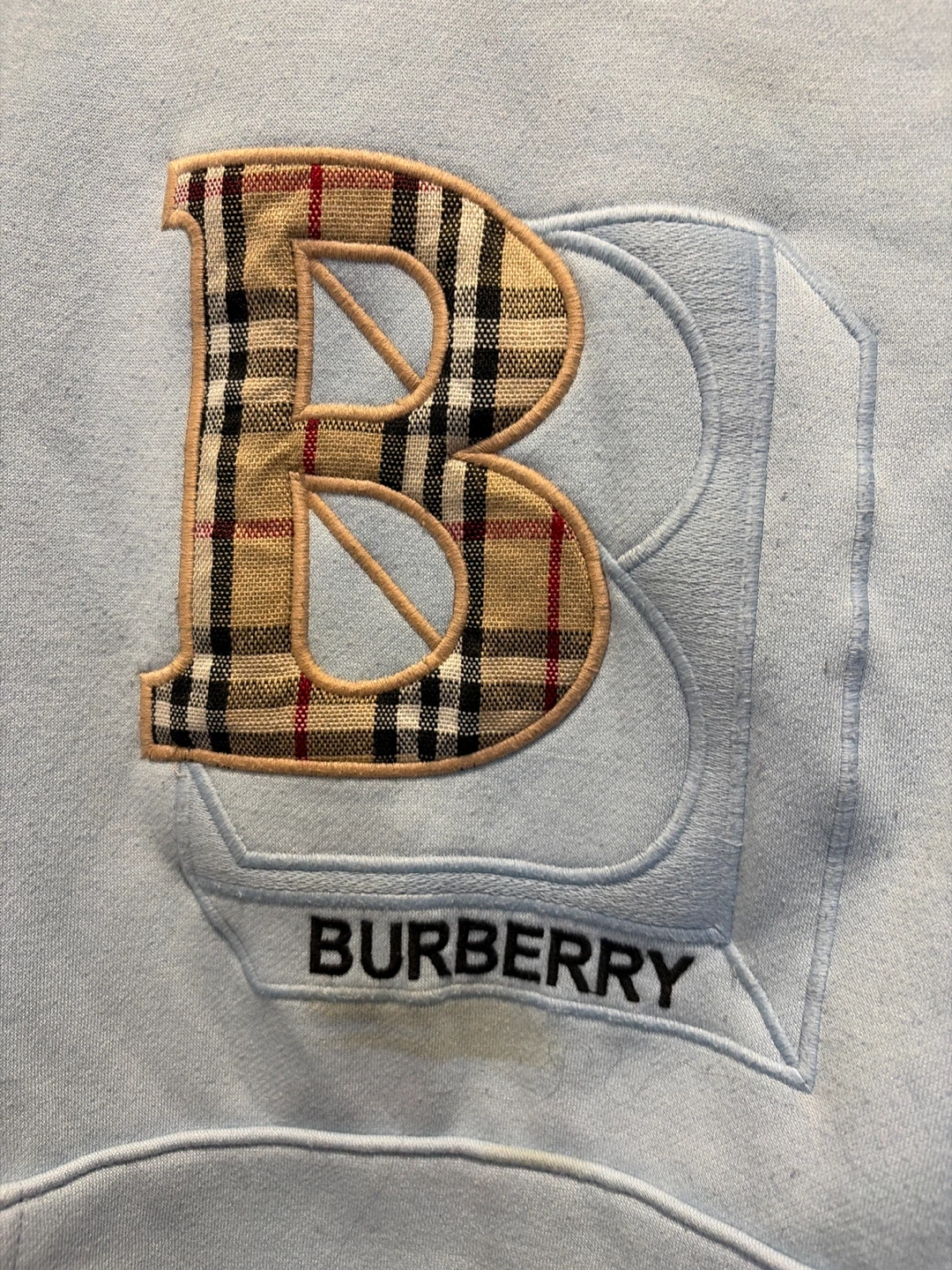 Burberry London England Light Blue Hoodie - Size M - photo 3