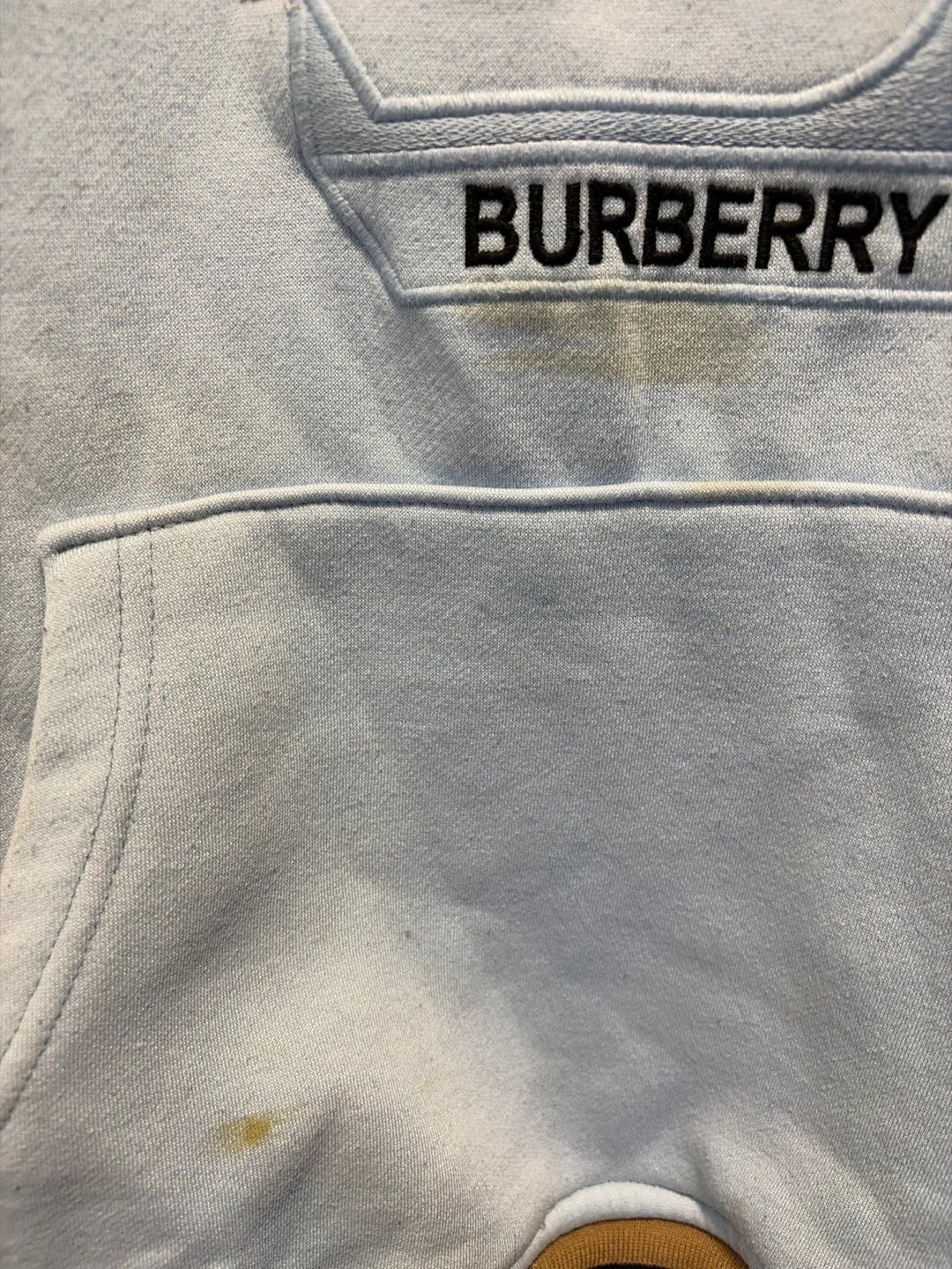 Burberry London England Light Blue Hoodie - Size M - photo 4