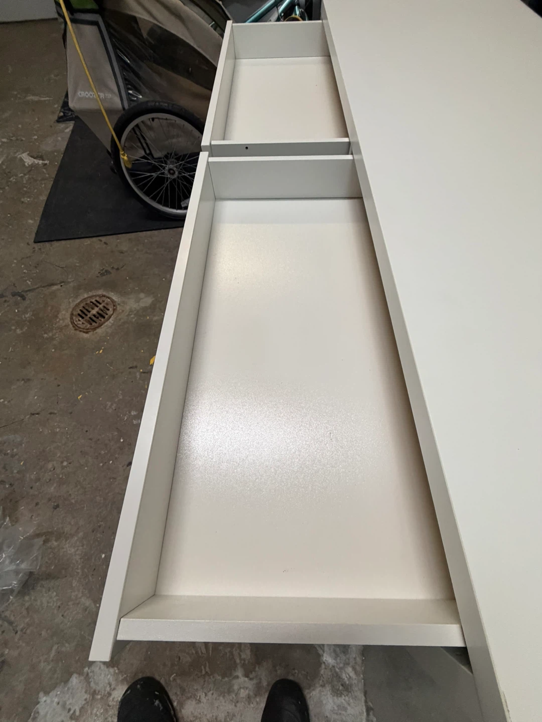 White Desk with Two Drawers - photo 4