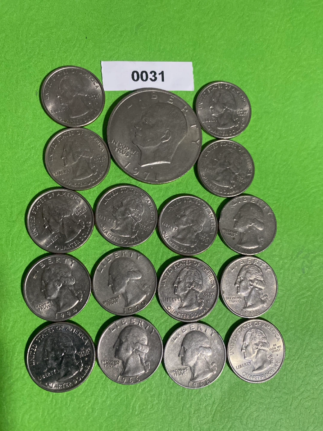 Collection of US Quarters and One Dollar Coin - photo 4