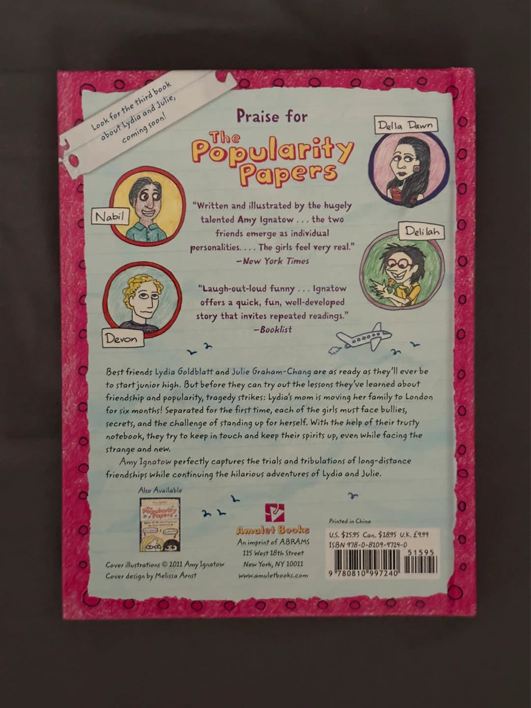 The Popularity Papers: The Long-Distance Dispatch Between -Book - photo 2