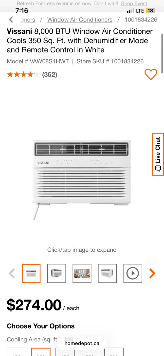 VISSANI Window Air Conditioner - photo 4