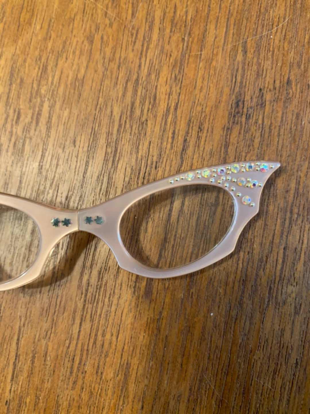 Vintage Cat-Eye Rhinestone Glasses - photo 3