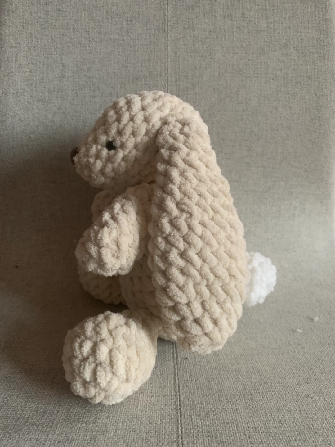 Handmade Crochet Bunny Stuffed Animal Toy - photo 3