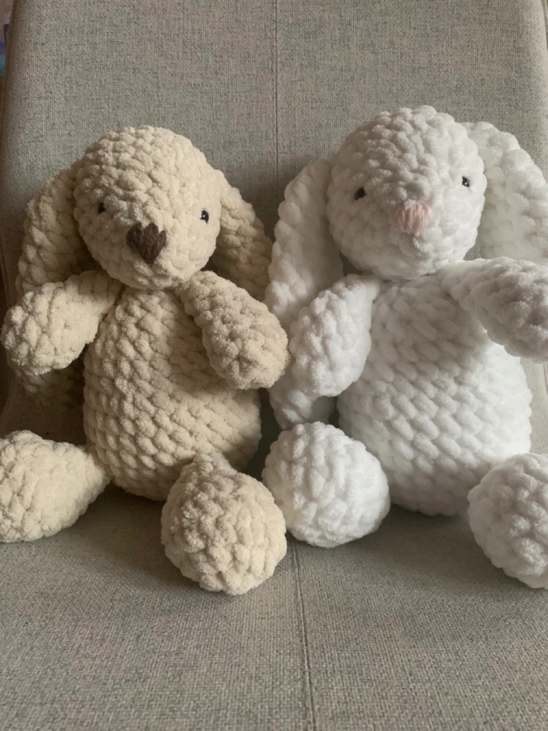 Handmade Crochet Bunny Stuffed Animal Toy