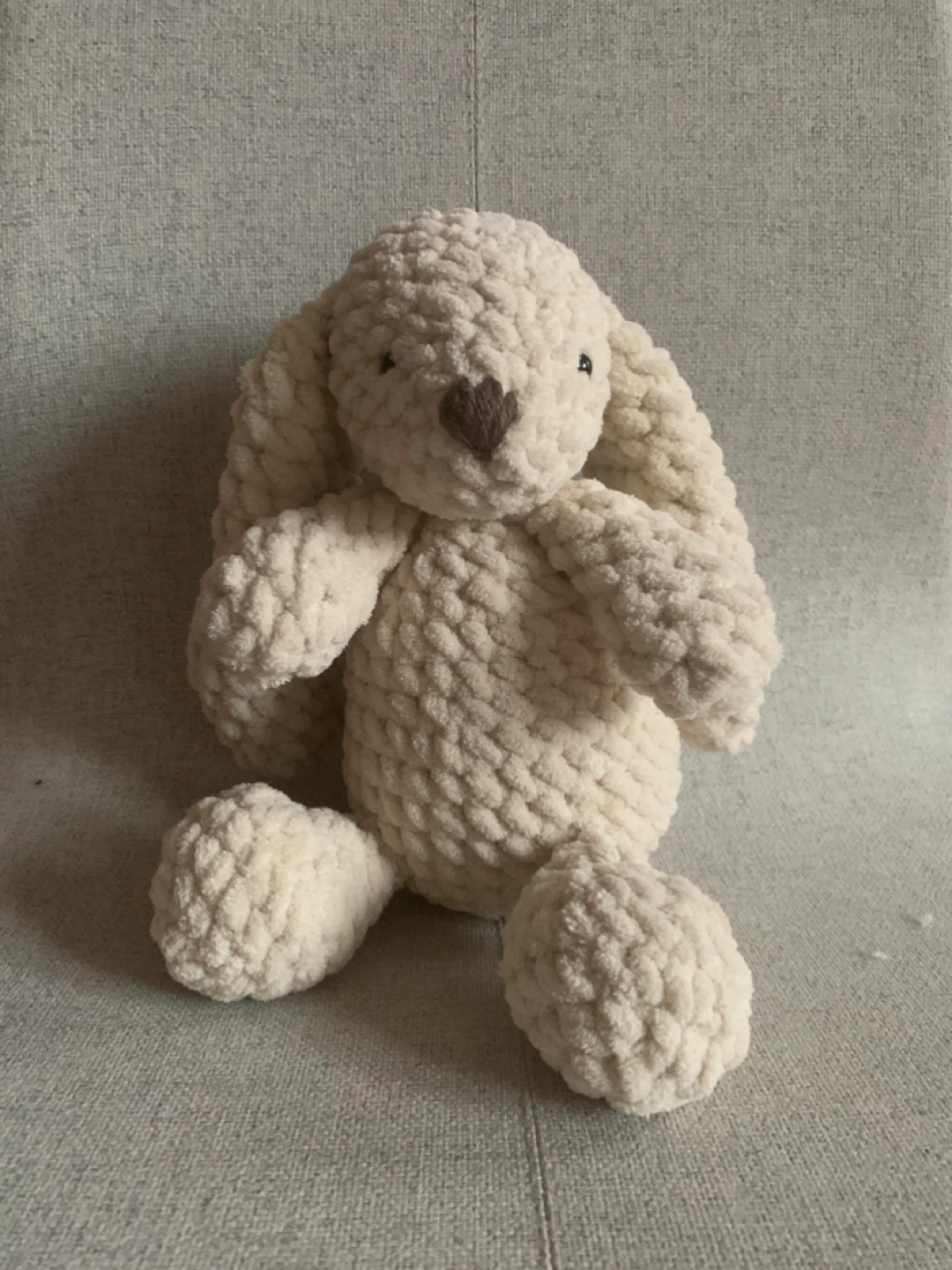 Handmade Crochet Bunny Stuffed Animal Toy - photo 2