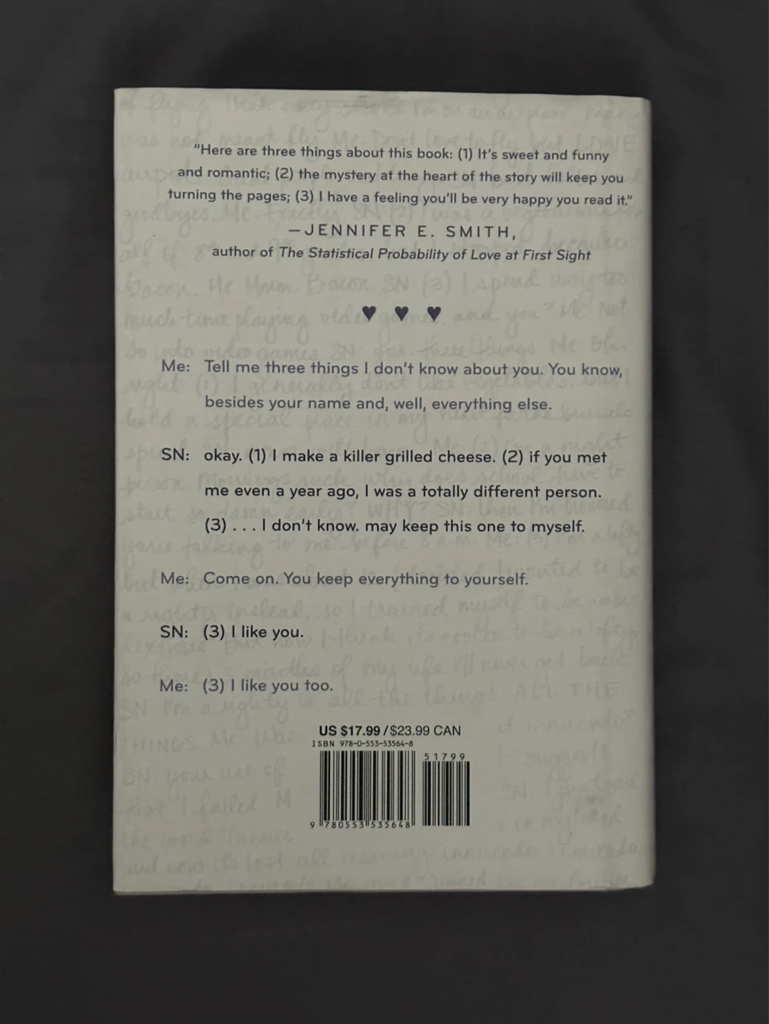 Tell Me Three Things by Julie Buxbaum - Book - photo 2