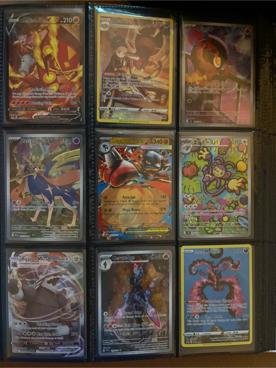 Assorted Pokemon Trading Cards