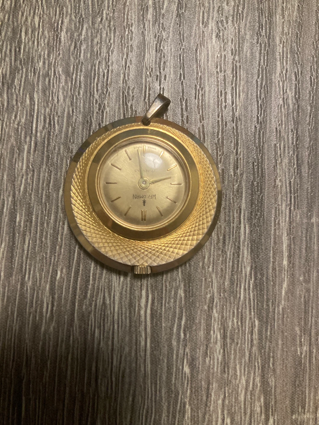 Vintage Elgin Watch Pendant
