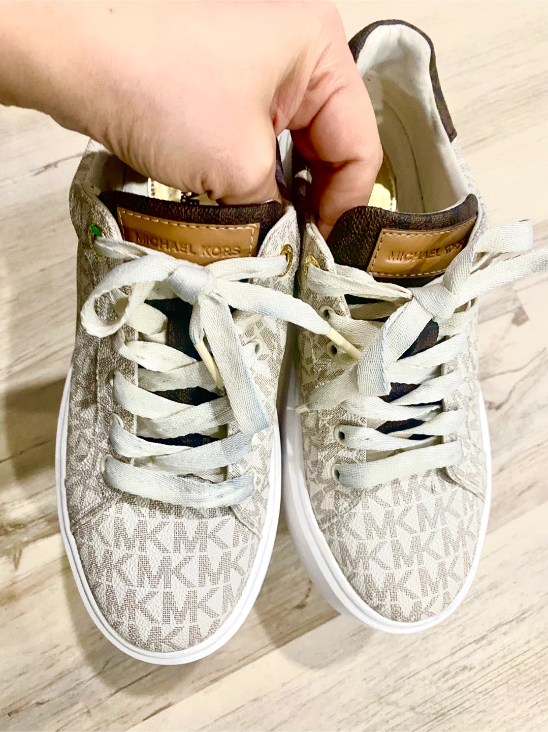 Michael Kors MK Signature Logo Sneakers - photo 3