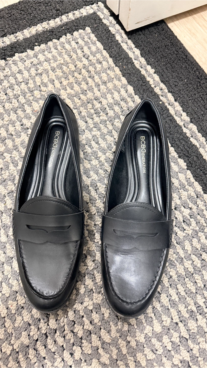 Black Loafers - Women's Size 9