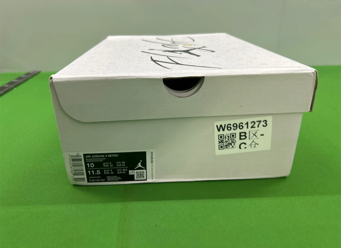 Air Jordan 4 White Thudners  Men' US 10 - photo 3