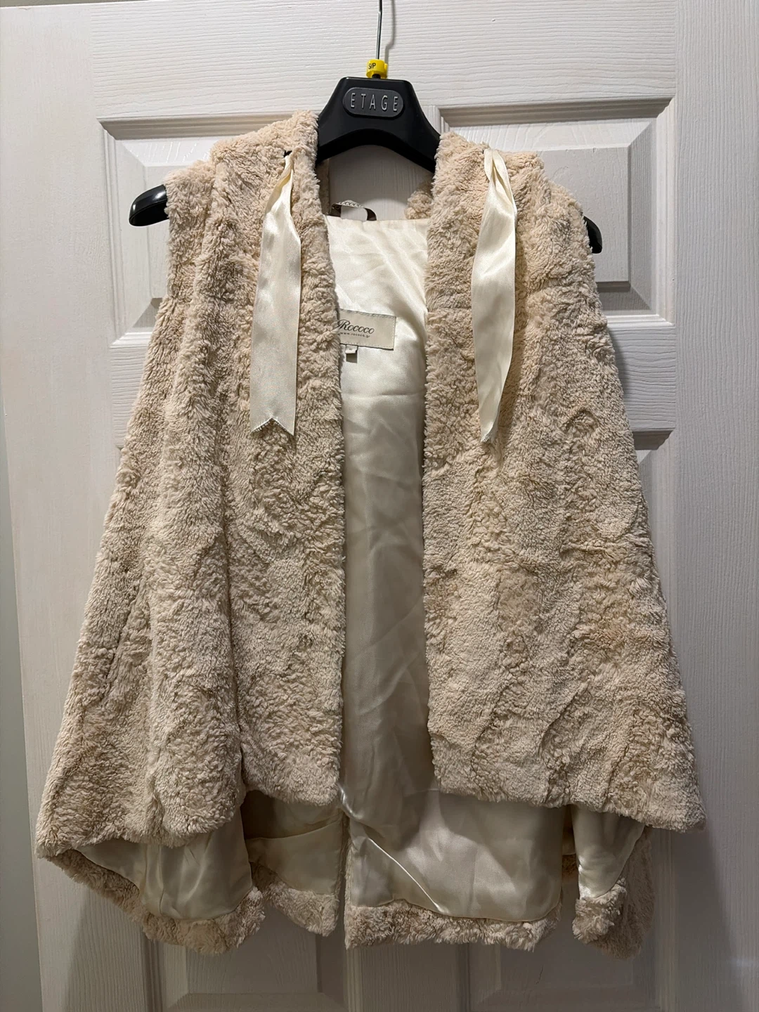 Rococo Faux Fur Vest with Hood
