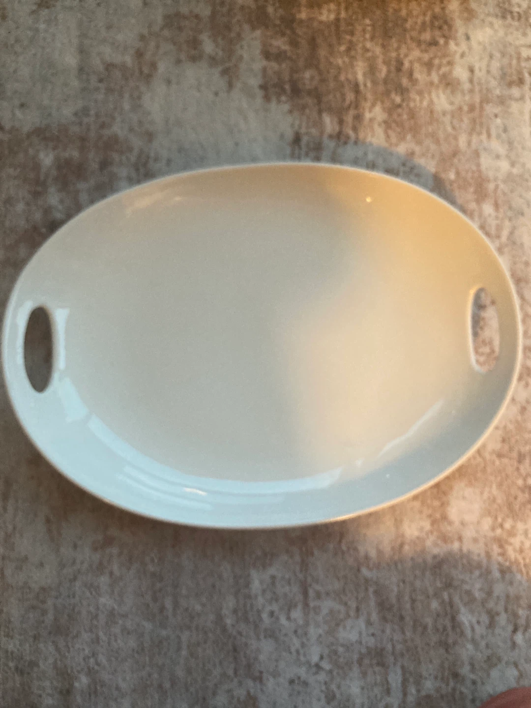 Large Oval Serving Platter with Handles