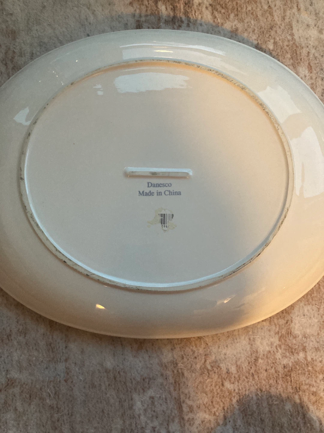 Large Oval Serving Platter with Handles - photo 2