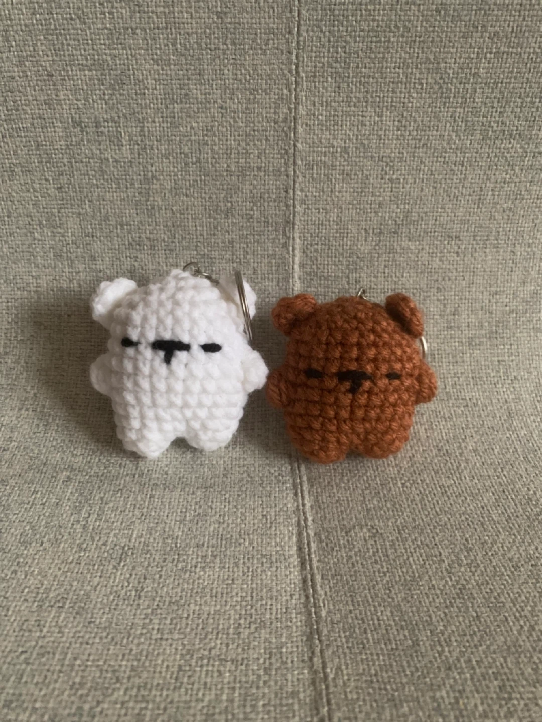 Crocheted Bear Keychains (Set of 2) - photo 2