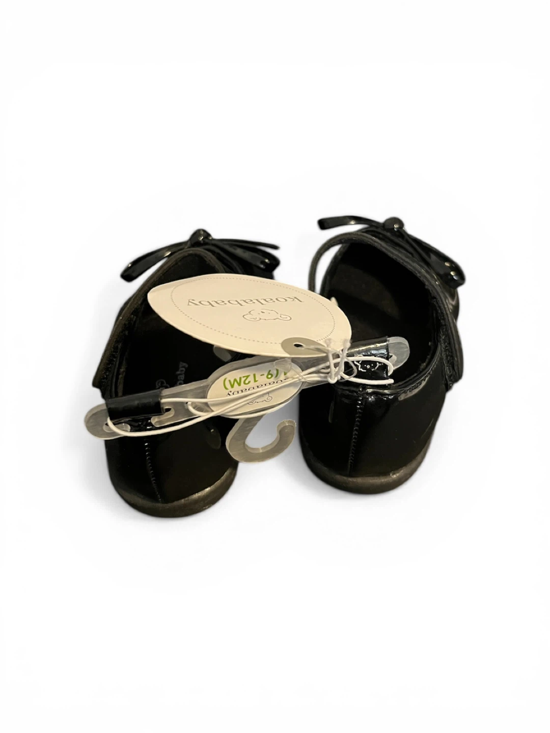 Koala Baby Black Patent Mary Jane Shoes Size 4 (9-12M) with Bow - photo 5