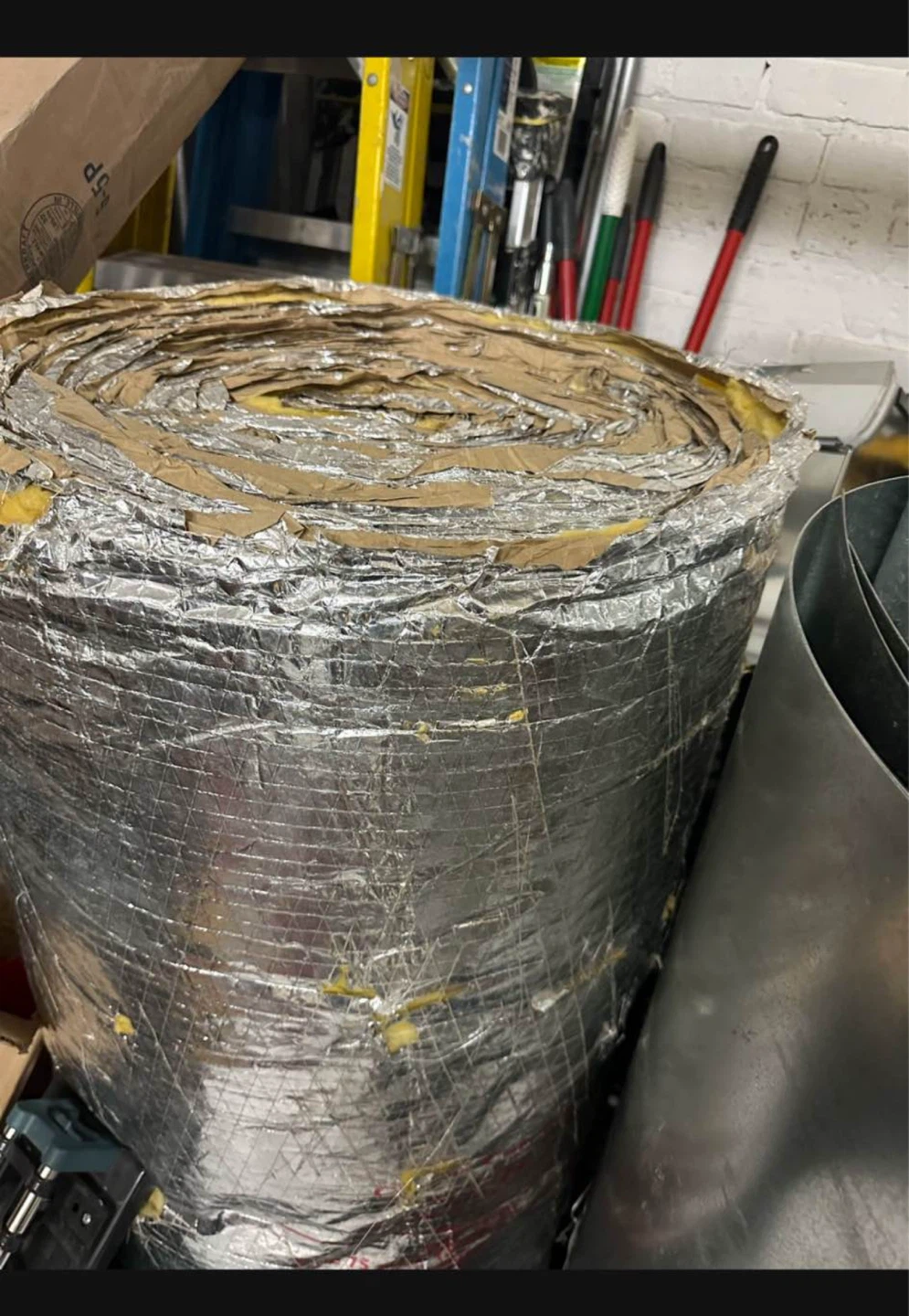 1.5” ductwork insulation  80’ft