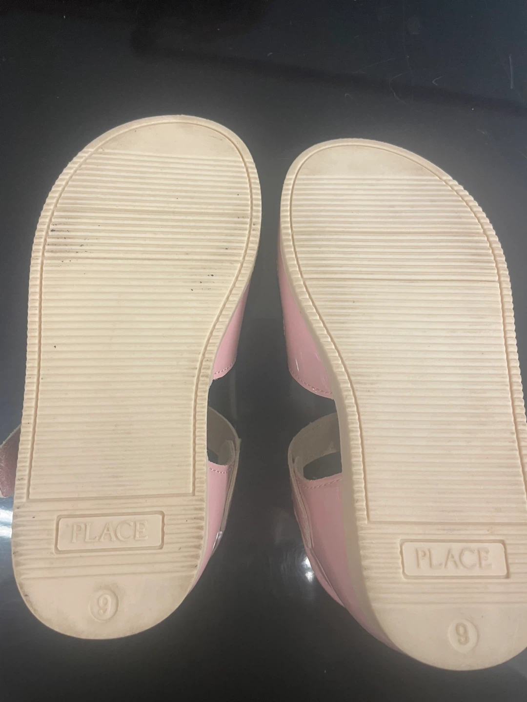 The Children's Place Pink Patent Sandals Size 9 - photo 3