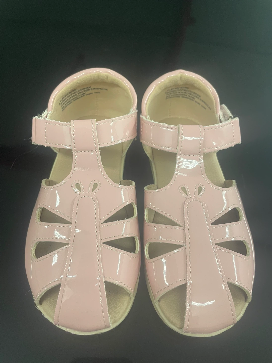 The Children's Place Pink Patent Sandals Size 9