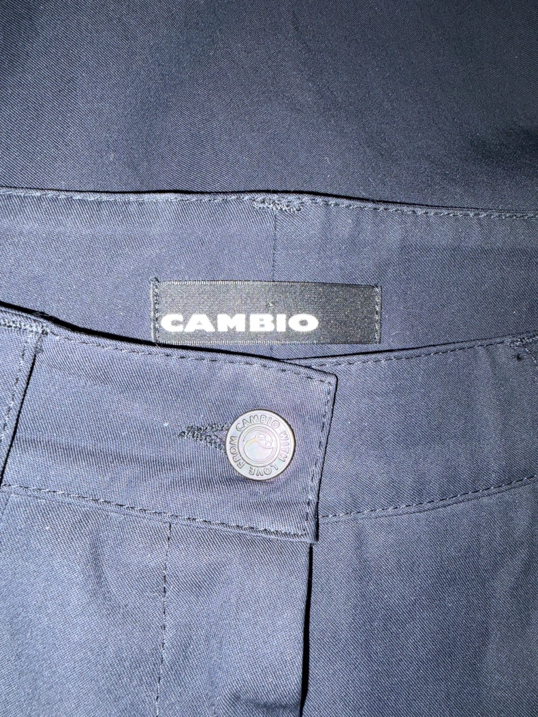 CAMBIO Women's Pants - Navy, Black, Cream - Size 8 - photo 4