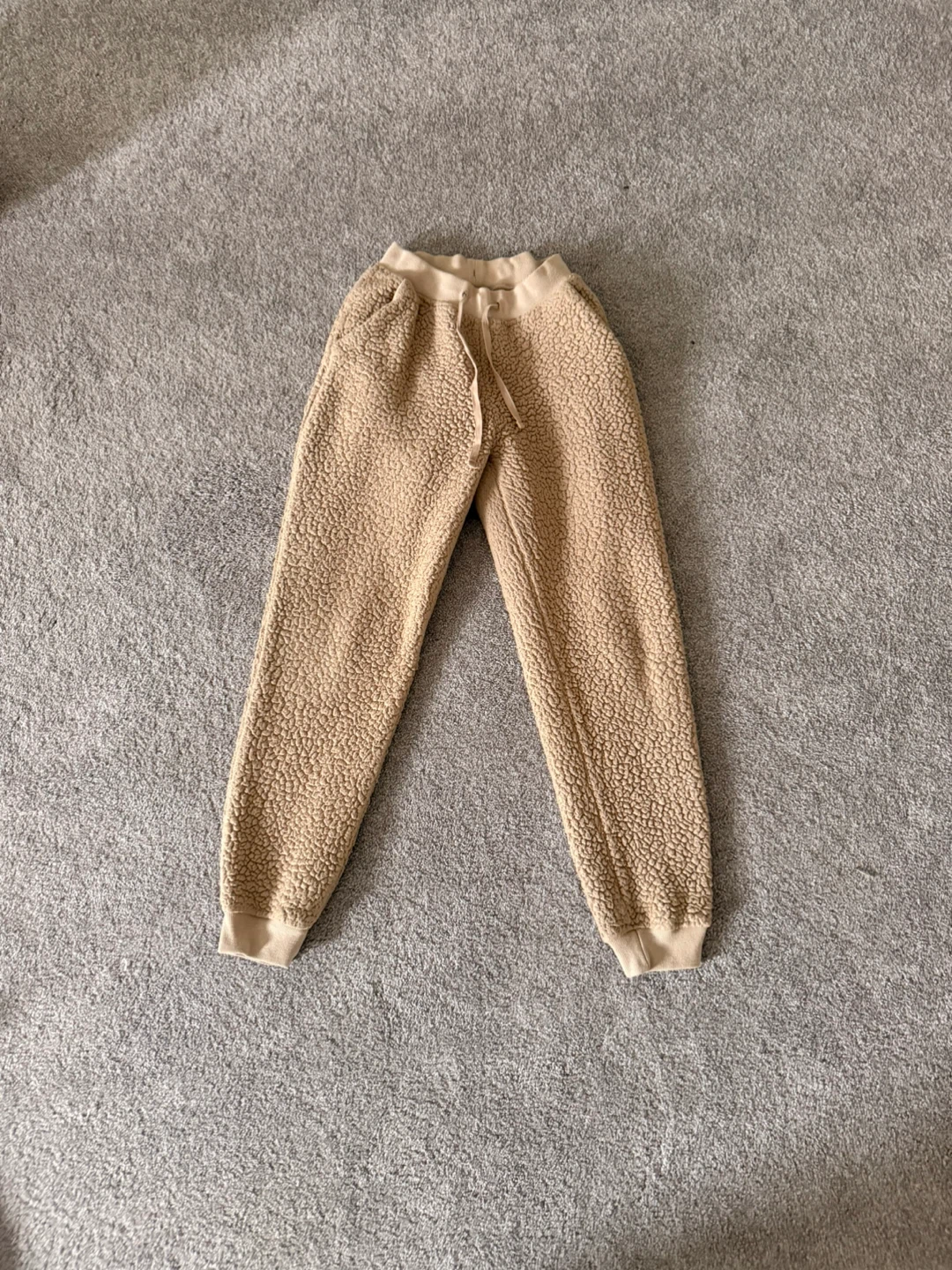 Tan Teddy Fleece Loungewear Set - photo 2